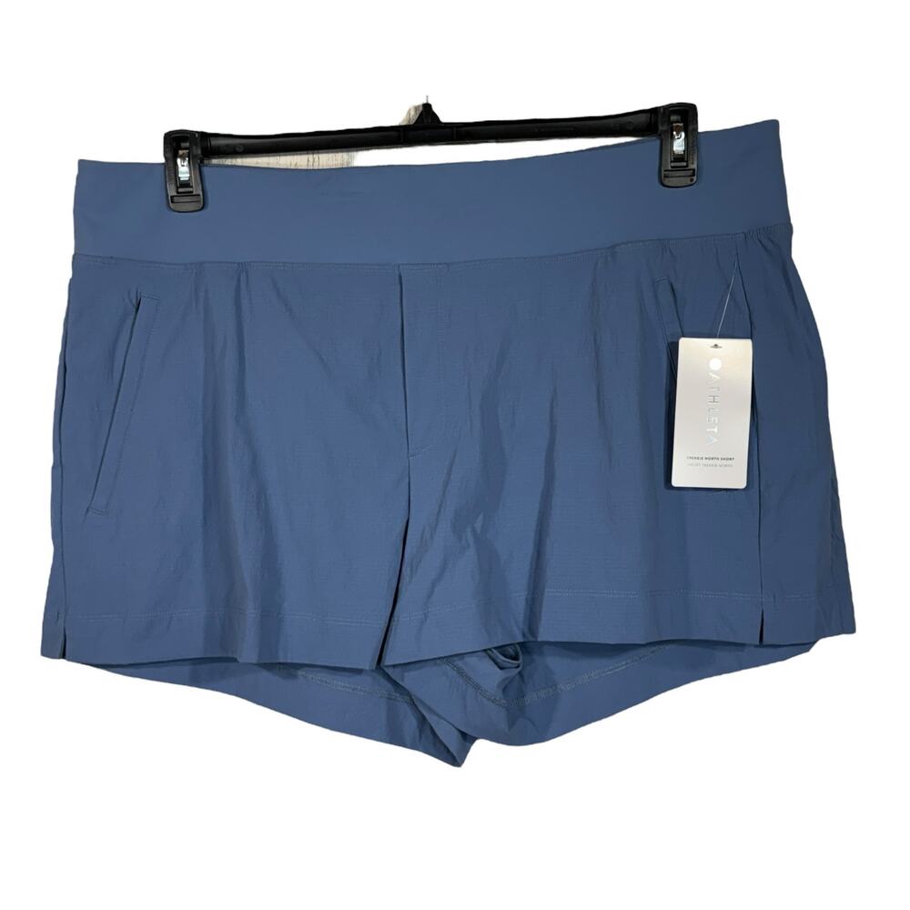 Athleta SZ 20 Trekkie North Shorts UPF Lightweight Ripstop Fabric Semi-Fitted